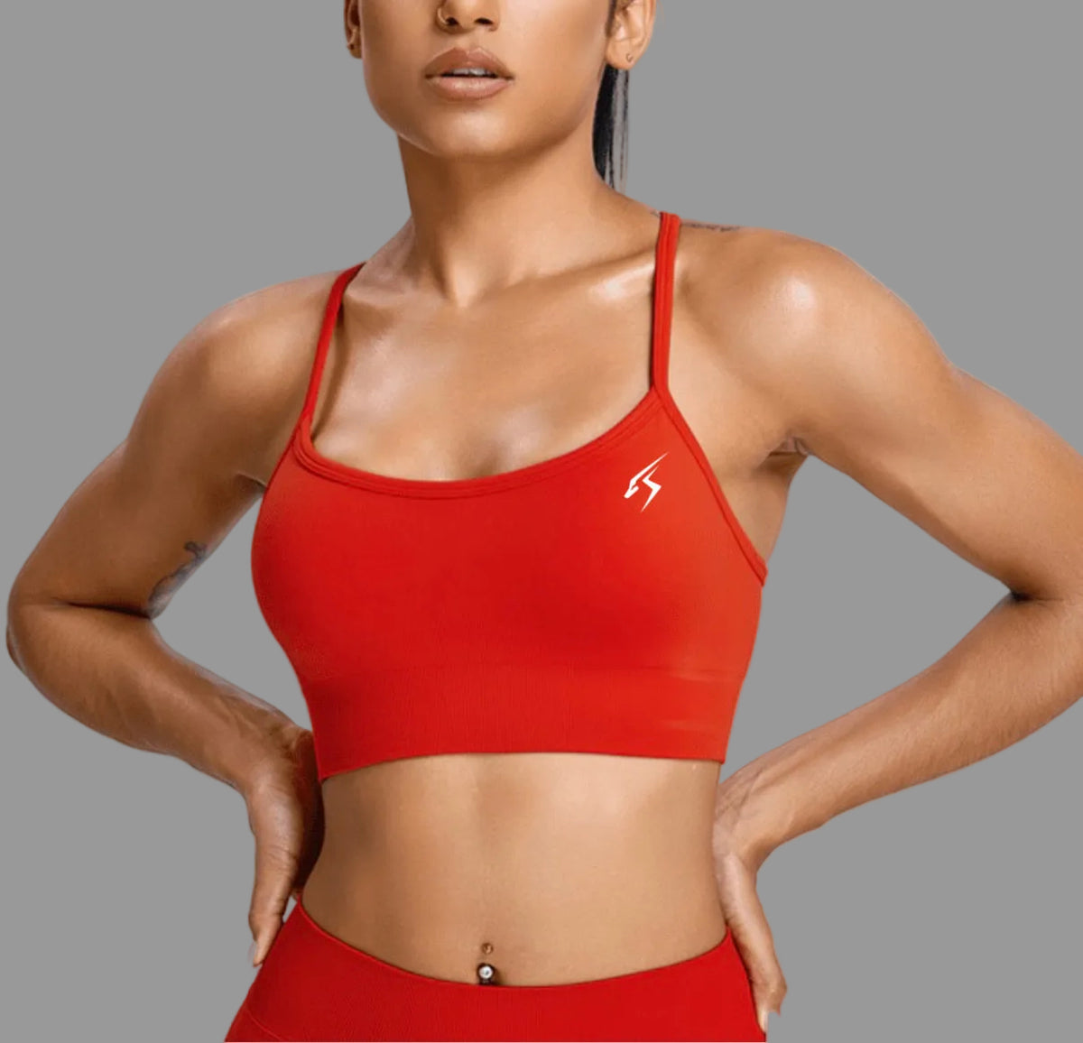 Top deportivo SEAMLESS ORIX VD – Rojo