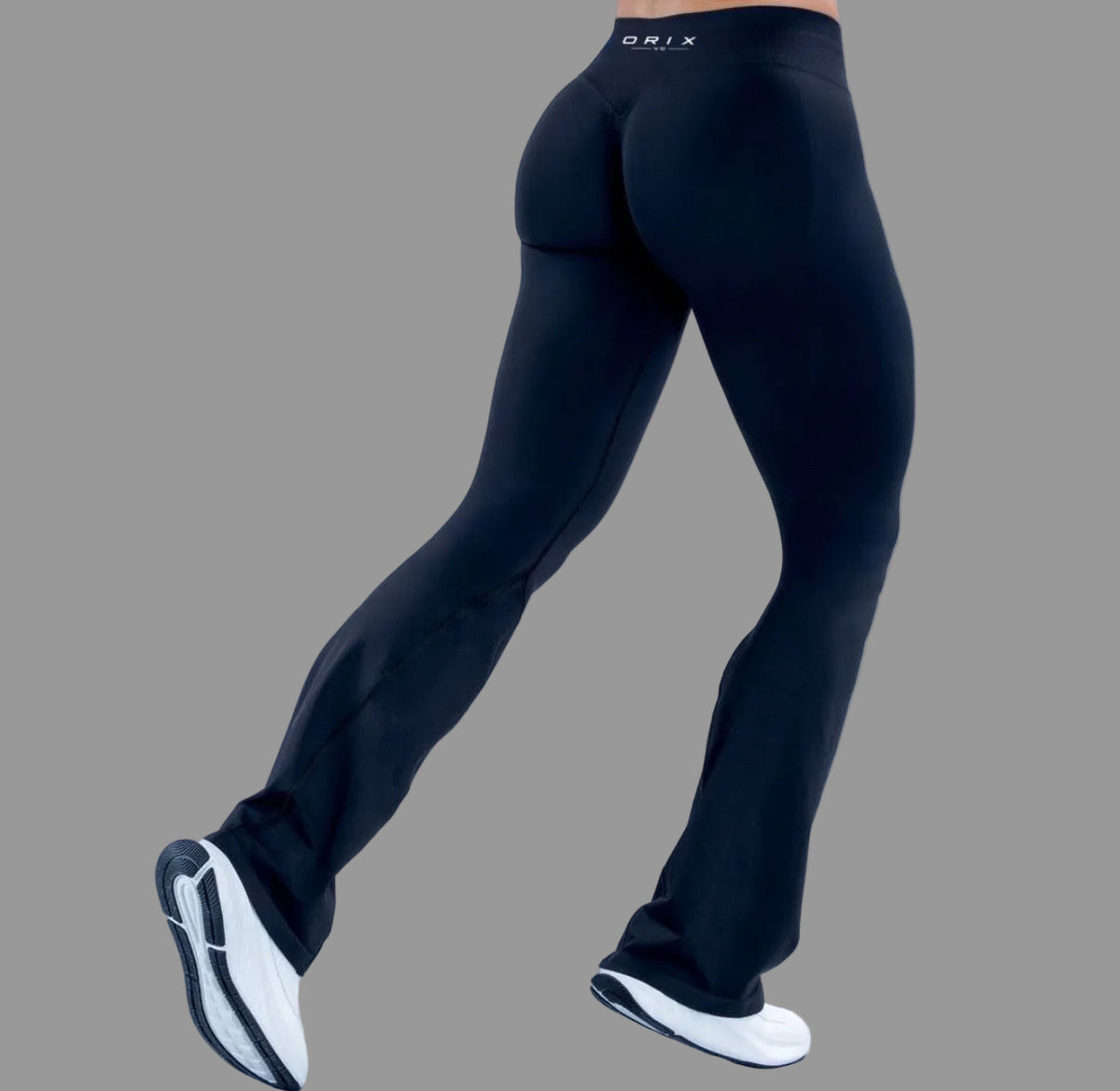 Leggings flare SEAMLESS ORIX VD – Negro