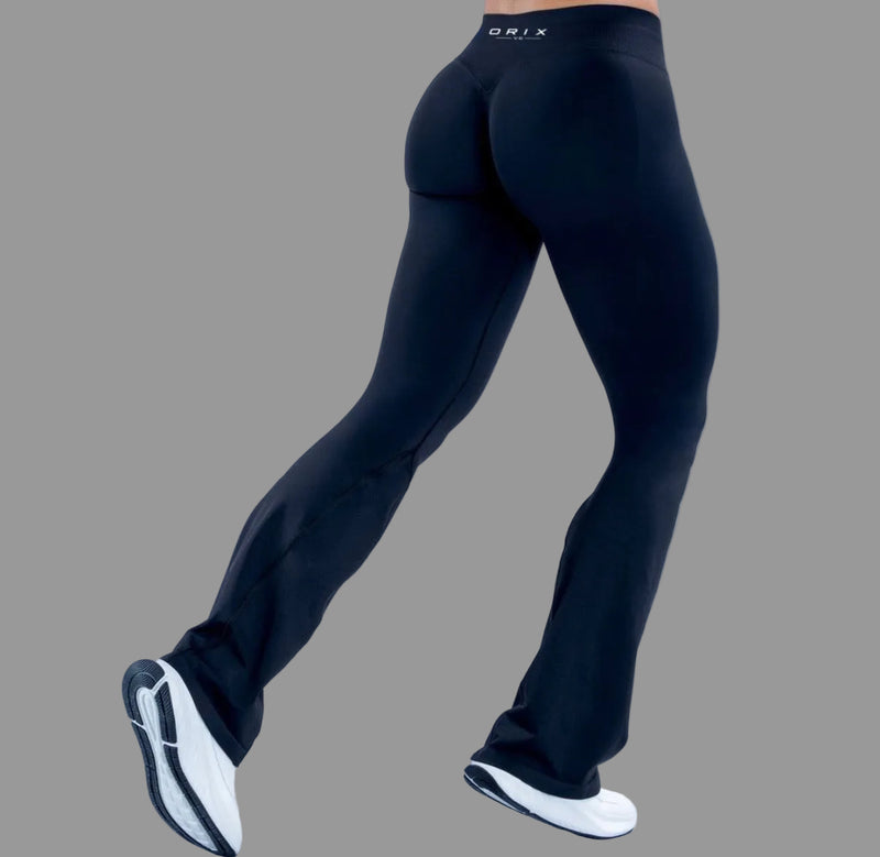Leggings flare SEAMLESS ORIX VD – Negro