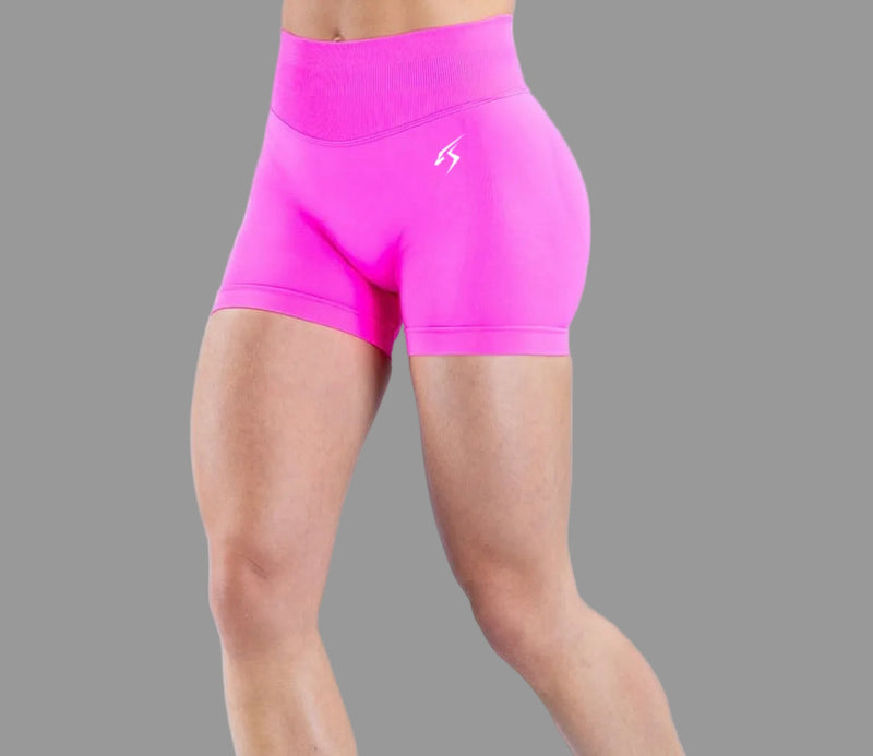 Short deportivo SEAMLESS ORIX VD – Fucsia brillante