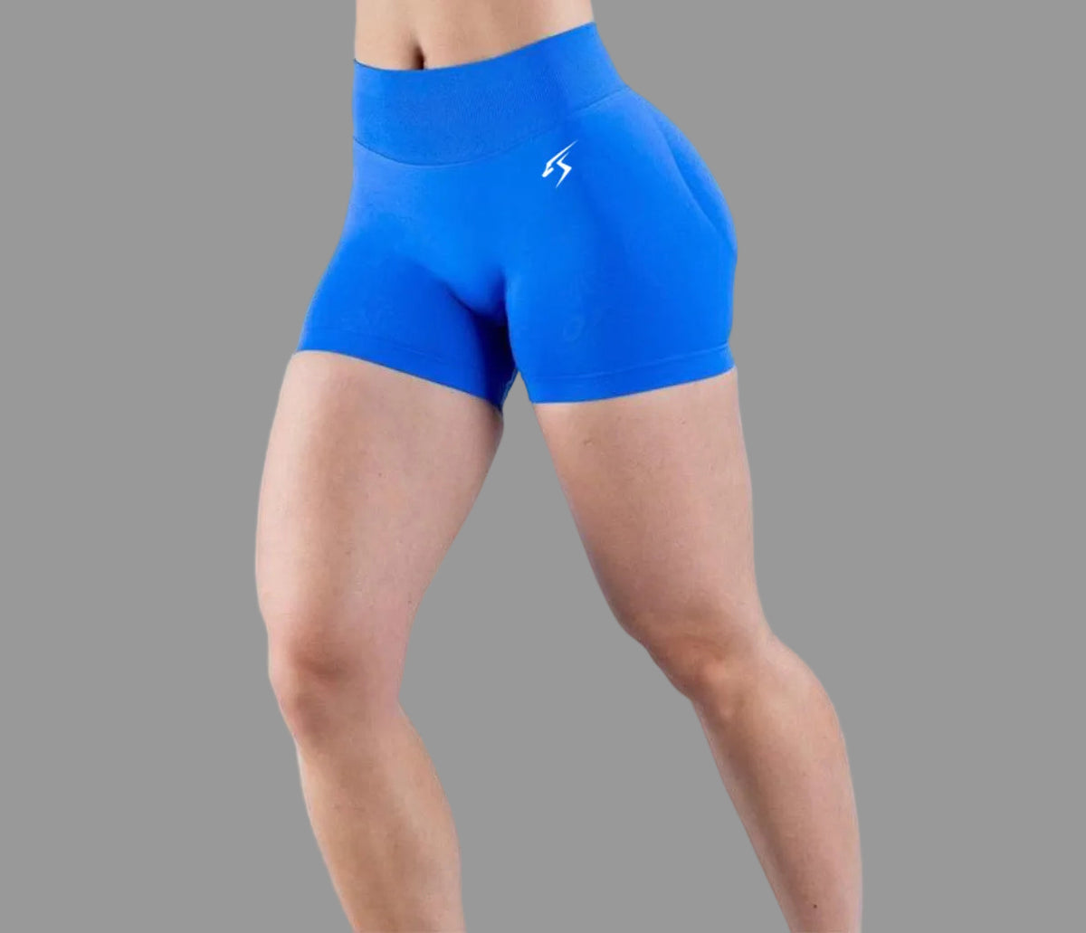 Short deportivo SEAMLESS ORIX VD – Azul eléctrico