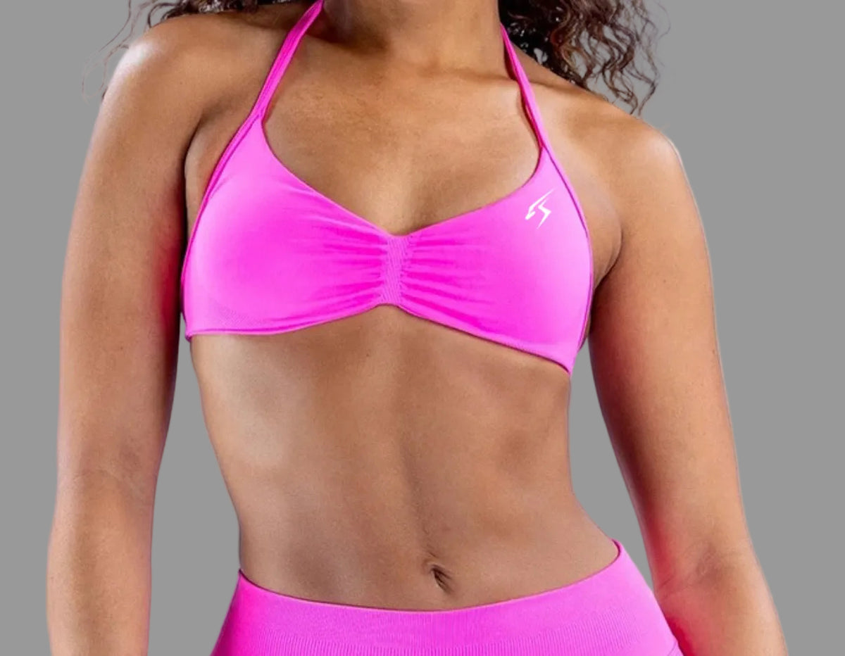 Bras deportivo SEAMLESS ORIX VD - Fucsia brillante