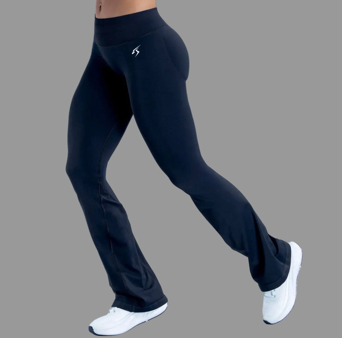 Leggings flare SEAMLESS ORIX VD – Negro