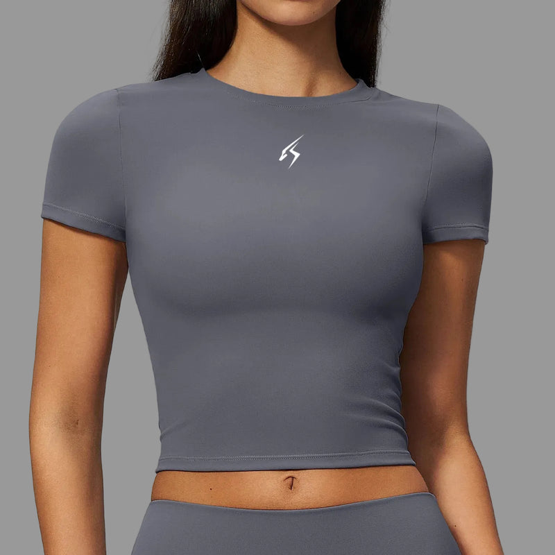 Camiseta deportiva SEAMLESS ORIX VD – Gris