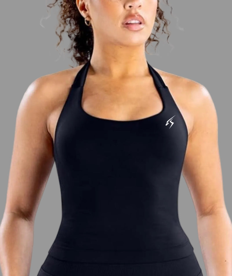 Top deportivo SEAMLESS ORIX VD – Negro