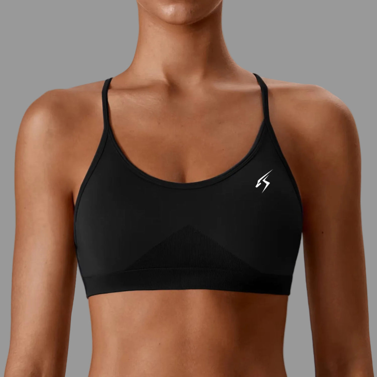Top deportivo SEAMLESS ORIX VD – Negro